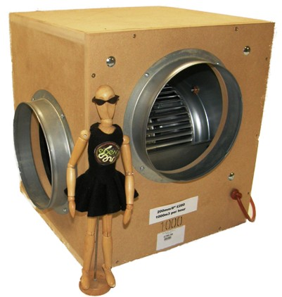 EXTRACTOR FANS - WOOD INSULATED Acoustic Box Fan